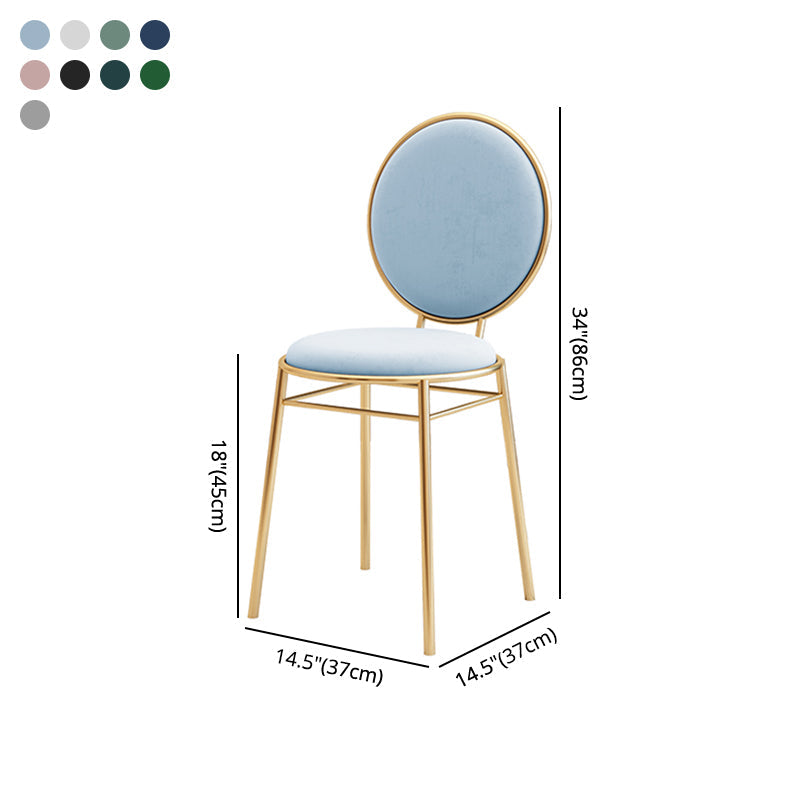 Scandinavian Style Linen Fabric Dining Chairs Open Back Dining Side Chairs Clearhalo ' kitchen&dining_furn' 'Dining Chairs' 'Dining Tables & Seating' 'dining_chair' 'furn' 'furn_dining_chair' 'Furniture' 'furniture_dining_chair' 'Kitchen & Dining Furniture' 'kitchen' 4098014