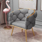 Scandinavian Velvet Armless Dining Chair Upholstered Solid Back Single Chair Grey Clearhalo ' kitchen&dining_furn' 'Dining Chairs' 'Dining Tables & Seating' 'dining_chair' 'furn' 'furn_dining_chair' 'Furniture' 'furniture_dining_chair' 'Kitchen & Dining Furniture' 'kitchen' 4098016