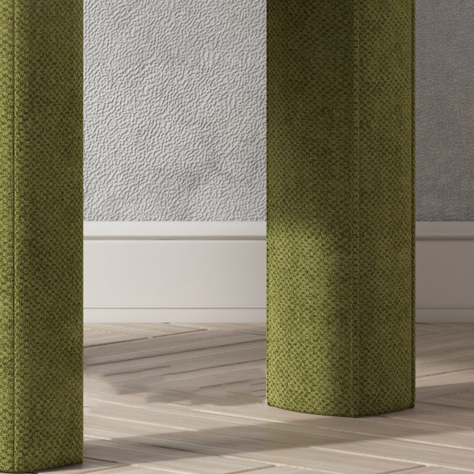 Scandinavian Style Open Back Dining Side Chair Linen Fabric Armless Dining Chairs Clearhalo ' kitchen&dining_furn' 'Dining Chairs' 'Dining Tables & Seating' 'dining_chair' 'furn' 'furn_dining_chair' 'Furniture' 'furniture_dining_chair' 'Kitchen & Dining Furniture' 'kitchen' 4098073