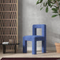 Scandinavian Style Open Back Dining Side Chair Linen Fabric Armless Dining Chairs Blue 1 Piece Clearhalo ' kitchen&dining_furn' 'Dining Chairs' 'Dining Tables & Seating' 'dining_chair' 'furn' 'furn_dining_chair' 'Furniture' 'furniture_dining_chair' 'Kitchen & Dining Furniture' 'kitchen' 4098084