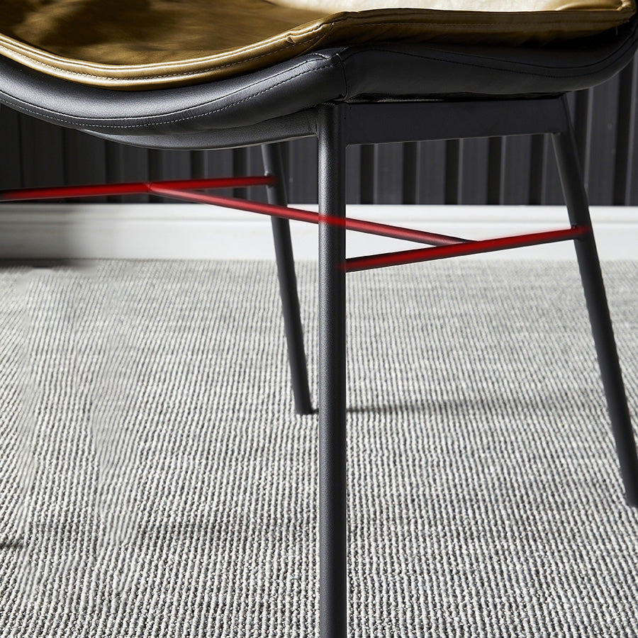 Industrial Style Leather Dining Chairs Solid Back Armless Side Chairs for Kitchen Clearhalo ' kitchen&dining_furn' 'Dining Chairs' 'Dining Tables & Seating' 'dining_chair' 'furn' 'furn_dining_chair' 'Furniture' 'furniture_dining_chair' 'Kitchen & Dining Furniture' 'kitchen' 4098169