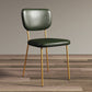 Scandinavian Style Upholstered Armless Dining Chairs Open Back Dining Side Chair Green 1 Piece Brass Gold Clearhalo ' kitchen&dining_furn' 'Dining Chairs' 'Dining Tables & Seating' 'dining_chair' 'furn' 'furn_dining_chair' 'Furniture' 'furniture_dining_chair' 'Kitchen & Dining Furniture' 'kitchen' 4098250