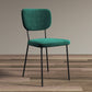 Scandinavian Style Upholstered Armless Dining Chairs Open Back Dining Side Chair Green 1 Piece Black Clearhalo ' kitchen&dining_furn' 'Dining Chairs' 'Dining Tables & Seating' 'dining_chair' 'furn' 'furn_dining_chair' 'Furniture' 'furniture_dining_chair' 'Kitchen & Dining Furniture' 'kitchen' 4098259