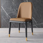 Scandinavian Style Dining Chair Dining Room Metal Parsons Armless Chair Brown 1 Piece Black Gold Clearhalo ' kitchen&dining_furn' 'Dining Chairs' 'Dining Tables & Seating' 'dining_chair' 'furn' 'furn_dining_chair' 'Furniture' 'furniture_dining_chair' 'Kitchen & Dining Furniture' 'kitchen' 4098318