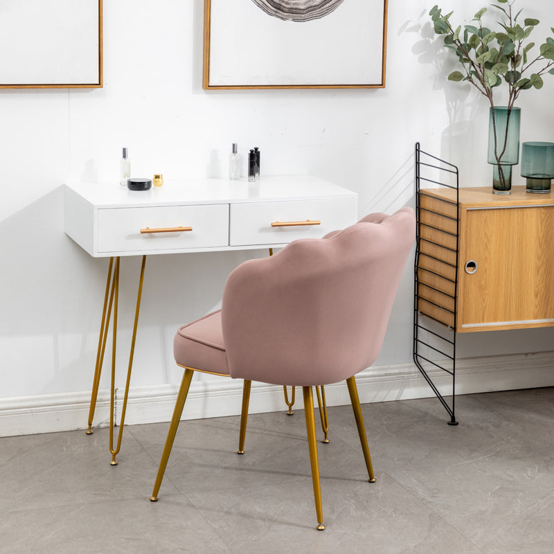 Scandinavian Style Faux Leather Dining Chairs Solid Back Armless Chairs Clearhalo ' kitchen&dining_furn' 'Dining Chairs' 'Dining Tables & Seating' 'dining_chair' 'furn' 'furn_dining_chair' 'Furniture' 'furniture_dining_chair' 'Kitchen & Dining Furniture' 'kitchen' 4098405