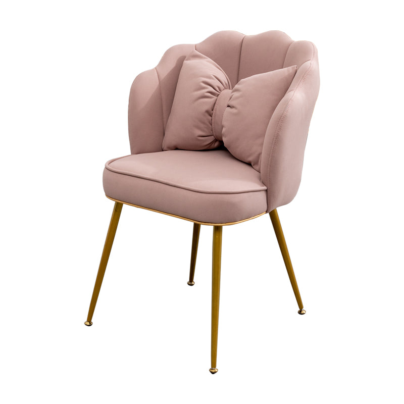 Scandinavian Style Faux Leather Dining Chairs Solid Back Armless Chairs Clearhalo ' kitchen&dining_furn' 'Dining Chairs' 'Dining Tables & Seating' 'dining_chair' 'furn' 'furn_dining_chair' 'Furniture' 'furniture_dining_chair' 'Kitchen & Dining Furniture' 'kitchen' 4098412