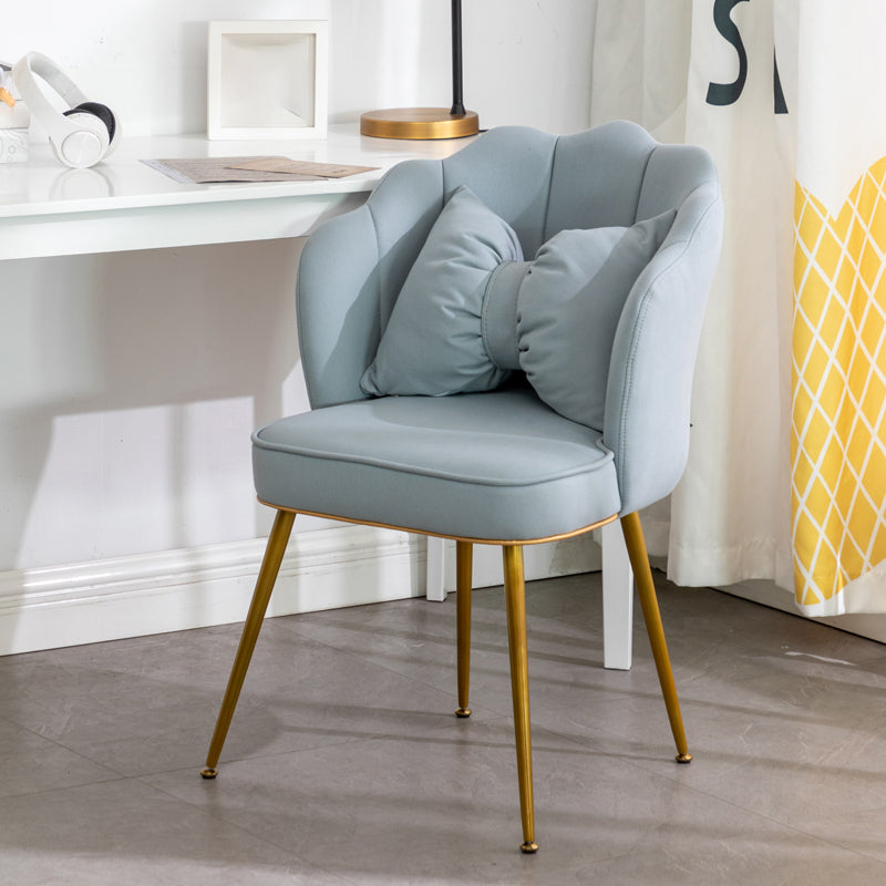 Scandinavian Style Faux Leather Dining Chairs Solid Back Armless Chairs Blue 1 Piece Clearhalo ' kitchen&dining_furn' 'Dining Chairs' 'Dining Tables & Seating' 'dining_chair' 'furn' 'furn_dining_chair' 'Furniture' 'furniture_dining_chair' 'Kitchen & Dining Furniture' 'kitchen' 4098427