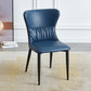 Industrial Metal Dining Room Chairs Armless Wingback Side Chair for Home Use Blue-Black 1 Piece Clearhalo ' kitchen&dining_furn' 'Dining Chairs' 'Dining Tables & Seating' 'dining_chair' 'furn' 'furn_dining_chair' 'Furniture' 'furniture_dining_chair' 'Kitchen & Dining Furniture' 'kitchen' 4098438