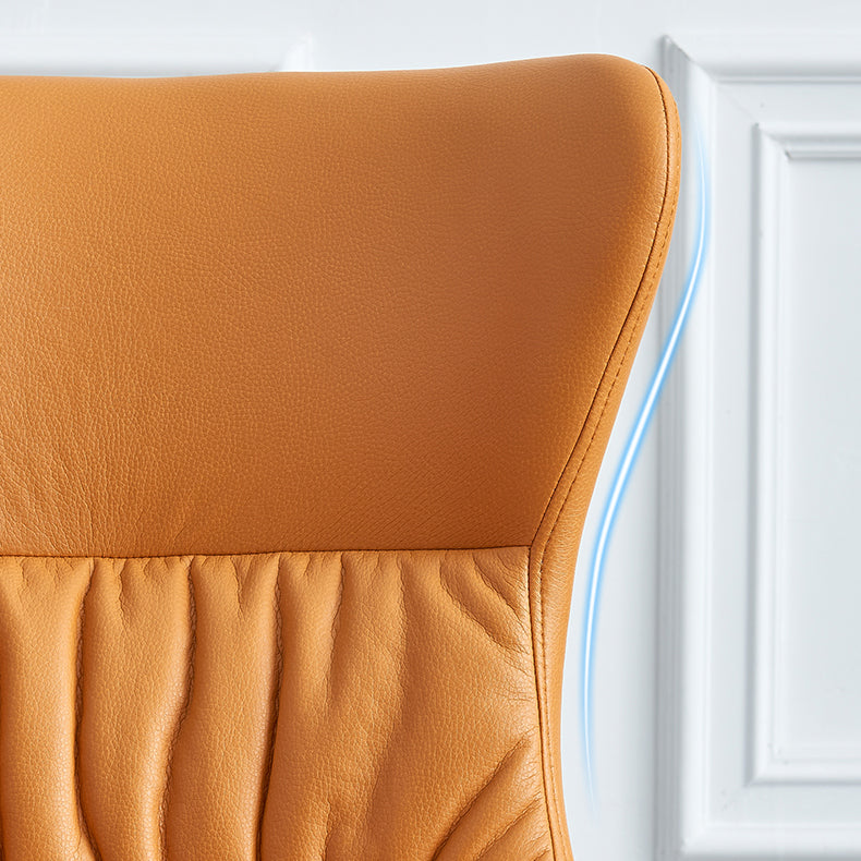 Industrial Metal Dining Room Chairs Armless Wingback Side Chair for Home Use Clearhalo ' kitchen&dining_furn' 'Dining Chairs' 'Dining Tables & Seating' 'dining_chair' 'furn' 'furn_dining_chair' 'Furniture' 'furniture_dining_chair' 'Kitchen & Dining Furniture' 'kitchen' 4098444