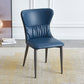 Industrial Metal Dining Room Chairs Armless Wingback Side Chair for Home Use Blue-Gray 1 Piece Clearhalo ' kitchen&dining_furn' 'Dining Chairs' 'Dining Tables & Seating' 'dining_chair' 'furn' 'furn_dining_chair' 'Furniture' 'furniture_dining_chair' 'Kitchen & Dining Furniture' 'kitchen' 4098460