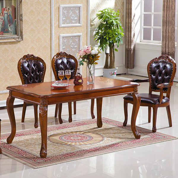 Victorian Leather Armless Dining Chairs Upholstered Side Chairs (Set of 2) Clearhalo ' kitchen&dining_furn' 'Dining Chairs' 'Dining Tables & Seating' 'dining_chair' 'furn' 'furn_dining_chair' 'Furniture' 'furniture_dining_chair' 'Kitchen & Dining Furniture' 'kitchen' 4098500