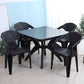 Modern Outdoor Dining Arm Chairs Plastic Side Back Patio Dining Armchairs Clearhalo ' kitchen&dining_furn' 'Dining Chairs' 'Dining Tables & Seating' 'dining_chair' 'furn' 'furn_dining_chair' 'Furniture' 'furniture_dining_chair' 'Kitchen & Dining Furniture' 'kitchen' 4098513