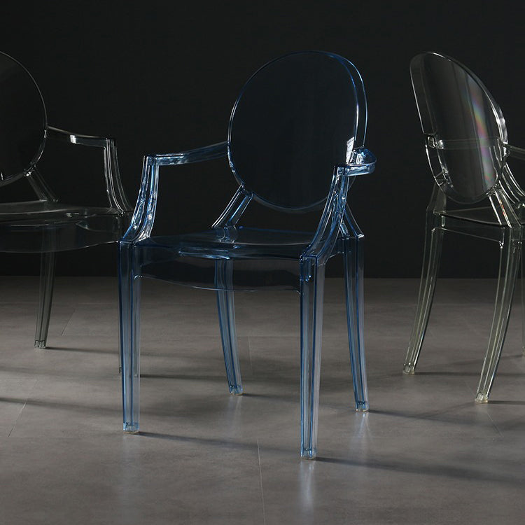 Nordic Style Plastic Dining Side Chair Dining Arm Side Chairs for Kitchen Clearhalo ' kitchen&dining_furn' 'Dining Chairs' 'Dining Tables & Seating' 'dining_chair' 'furn' 'furn_dining_chair' 'Furniture' 'furniture_dining_chair' 'Kitchen & Dining Furniture' 'kitchen' 4098594