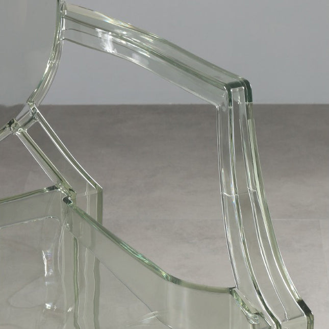 Nordic Style Plastic Dining Side Chair Dining Arm Side Chairs for Kitchen Clearhalo ' kitchen&dining_furn' 'Dining Chairs' 'Dining Tables & Seating' 'dining_chair' 'furn' 'furn_dining_chair' 'Furniture' 'furniture_dining_chair' 'Kitchen & Dining Furniture' 'kitchen' 4098600