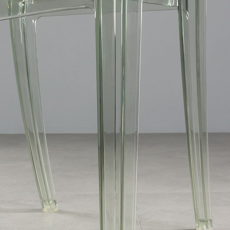 Nordic Style Plastic Dining Side Chair Dining Arm Side Chairs for Kitchen Clearhalo ' kitchen&dining_furn' 'Dining Chairs' 'Dining Tables & Seating' 'dining_chair' 'furn' 'furn_dining_chair' 'Furniture' 'furniture_dining_chair' 'Kitchen & Dining Furniture' 'kitchen' 4098602