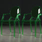 Nordic Style Plastic Dining Side Chair Dining Arm Side Chairs for Kitchen Green 2 Piece Set Clearhalo ' kitchen&dining_furn' 'Dining Chairs' 'Dining Tables & Seating' 'dining_chair' 'furn' 'furn_dining_chair' 'Furniture' 'furniture_dining_chair' 'Kitchen & Dining Furniture' 'kitchen' 4098627