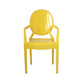 Nordic Style Plastic Dining Side Chair Dining Arm Side Chairs for Kitchen Yellow 1 Piece Clearhalo ' kitchen&dining_furn' 'Dining Chairs' 'Dining Tables & Seating' 'dining_chair' 'furn' 'furn_dining_chair' 'Furniture' 'furniture_dining_chair' 'Kitchen & Dining Furniture' 'kitchen' 4098635