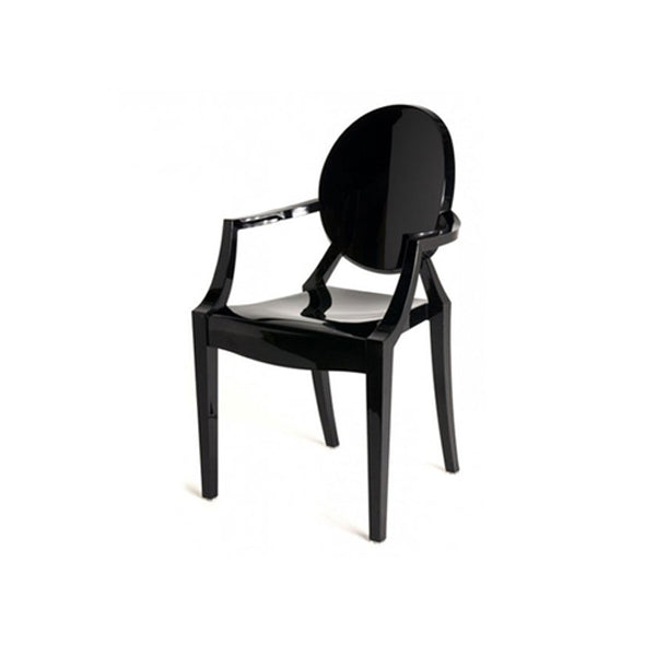 Nordic Style Plastic Dining Side Chair Dining Arm Side Chairs for Kitchen Black 1 Piece Clearhalo ' kitchen&dining_furn' 'Dining Chairs' 'Dining Tables & Seating' 'dining_chair' 'furn' 'furn_dining_chair' 'Furniture' 'furniture_dining_chair' 'Kitchen & Dining Furniture' 'kitchen' 4098641