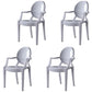 Nordic Style Plastic Dining Side Chair Dining Arm Side Chairs for Kitchen White 4 Piece Set Clearhalo ' kitchen&dining_furn' 'Dining Chairs' 'Dining Tables & Seating' 'dining_chair' 'furn' 'furn_dining_chair' 'Furniture' 'furniture_dining_chair' 'Kitchen & Dining Furniture' 'kitchen' 4098646