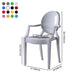 Nordic Style Plastic Dining Side Chair Dining Arm Side Chairs for Kitchen Clearhalo ' kitchen&dining_furn' 'Dining Chairs' 'Dining Tables & Seating' 'dining_chair' 'furn' 'furn_dining_chair' 'Furniture' 'furniture_dining_chair' 'Kitchen & Dining Furniture' 'kitchen' 4098647