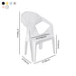 Contemporary Style Stacking Dining Chair Slat Back Plastic Dining Arm Chairs Clearhalo ' kitchen&dining_furn' 'Dining Chairs' 'Dining Tables & Seating' 'dining_chair' 'furn' 'furn_dining_chair' 'Furniture' 'furniture_dining_chair' 'Kitchen & Dining Furniture' 'kitchen' 4098680