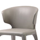 Designer Style Leather Arm Chair Matte Finish Wingback Single Dining Chair Clearhalo ' kitchen&dining_furn' 'Dining Chairs' 'Dining Tables & Seating' 'dining_chair' 'furn' 'furn_dining_chair' 'Furniture' 'furniture_dining_chair' 'Kitchen & Dining Furniture' 'kitchen' 4098729