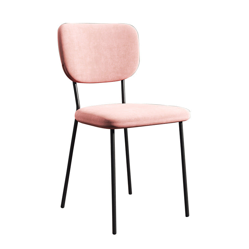 Industrial Upholstered Restaurant Side Chair Open Back Matte Finish Dining Chair Clearhalo ' kitchen&dining_furn' 'Dining Chairs' 'Dining Tables & Seating' 'dining_chair' 'furn' 'furn_dining_chair' 'Furniture' 'furniture_dining_chair' 'Kitchen & Dining Furniture' 'kitchen' 4098790