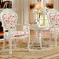 Victorian Fabric Arm Chair King Louis Back Matte Finish Dining Chair (Set of 2) Clearhalo ' kitchen&dining_furn' 'Dining Chairs' 'Dining Tables & Seating' 'dining_chair' 'furn' 'furn_dining_chair' 'Furniture' 'furniture_dining_chair' 'Kitchen & Dining Furniture' 'kitchen' 4098864