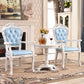 Victorian Upholstered Balcony Side Chair King Louis Back Matte Finish Dining Chair (Set of 2) Clearhalo ' kitchen&dining_furn' 'Dining Chairs' 'Dining Tables & Seating' 'dining_chair' 'furn' 'furn_dining_chair' 'Furniture' 'furniture_dining_chair' 'Kitchen & Dining Furniture' 'kitchen' 4098874