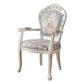 Victorian Upholstered Balcony Side Chair King Louis Back Matte Finish Dining Chair (Set of 2) Clearhalo ' kitchen&dining_furn' 'Dining Chairs' 'Dining Tables & Seating' 'dining_chair' 'furn' 'furn_dining_chair' 'Furniture' 'furniture_dining_chair' 'Kitchen & Dining Furniture' 'kitchen' 4098876