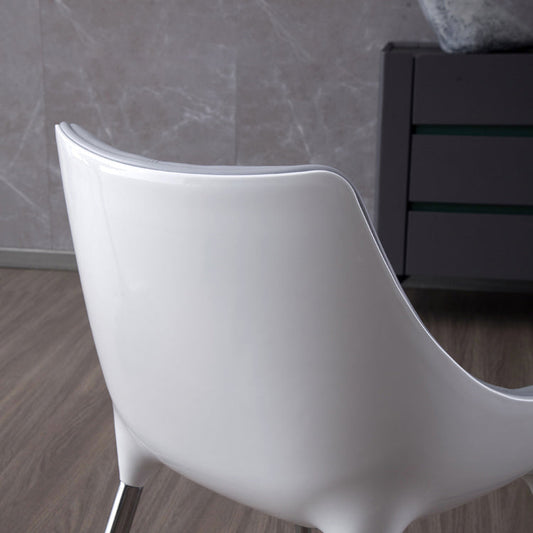 Contemporary Style Dining Chair Kitchen Arm Side Chairs with Metal Legs (Set of 2) Clearhalo ' kitchen&dining_furn' 'Dining Chairs' 'Dining Tables & Seating' 'dining_chair' 'furn' 'furn_dining_chair' 'Furniture' 'furniture_dining_chair' 'Kitchen & Dining Furniture' 'kitchen' 4098957