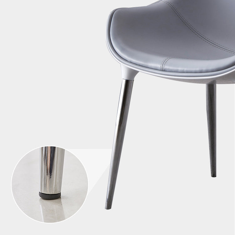 Contemporary Style Dining Chair Kitchen Arm Side Chairs with Metal Legs (Set of 2) Clearhalo ' kitchen&dining_furn' 'Dining Chairs' 'Dining Tables & Seating' 'dining_chair' 'furn' 'furn_dining_chair' 'Furniture' 'furniture_dining_chair' 'Kitchen & Dining Furniture' 'kitchen' 4098963