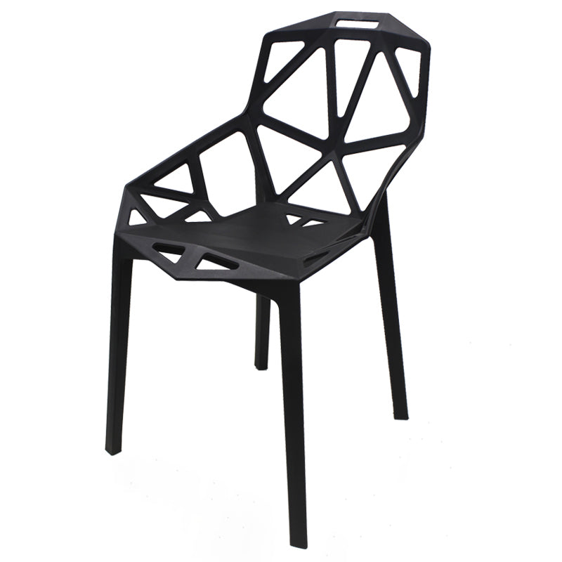 Contemporary Style Dining Chair Plastic Dining Arm Side Chair for Kitchen (Set of 4) Clearhalo ' kitchen&dining_furn' 'Dining Chairs' 'Dining Tables & Seating' 'dining_chair' 'furn' 'furn_dining_chair' 'Furniture' 'furniture_dining_chair' 'Kitchen & Dining Furniture' 'kitchen' 4098979