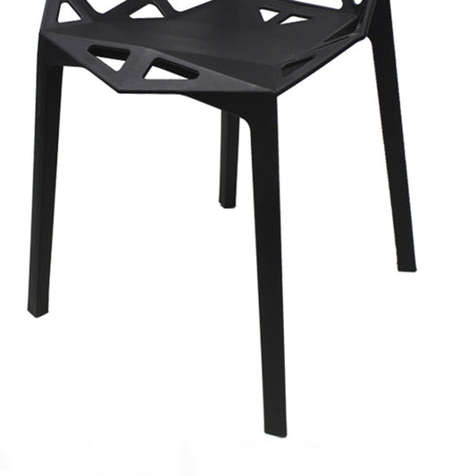 Contemporary Style Dining Chair Plastic Dining Arm Side Chair for Kitchen (Set of 4) Clearhalo ' kitchen&dining_furn' 'Dining Chairs' 'Dining Tables & Seating' 'dining_chair' 'furn' 'furn_dining_chair' 'Furniture' 'furniture_dining_chair' 'Kitchen & Dining Furniture' 'kitchen' 4098985