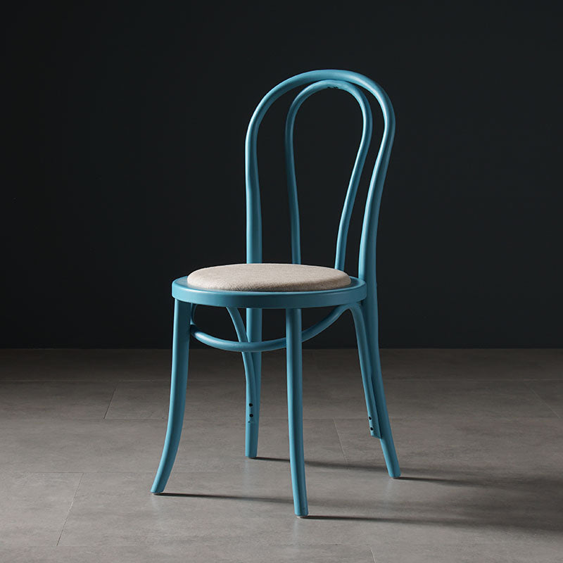 Traditional Wood Dining Armless Chair Open Back Single Dining Side Chair for Home Use Blue Clearhalo ' kitchen&dining_furn' 'Dining Chairs' 'Dining Tables & Seating' 'dining_chair' 'furn' 'furn_dining_chair' 'Furniture' 'furniture_dining_chair' 'Kitchen & Dining Furniture' 'kitchen' 4099004