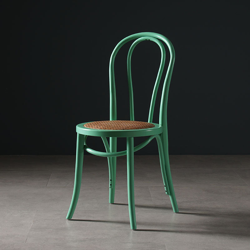 Traditional Wood Dining Armless Chair Open Back Single Dining Side Chair for Home Use Green Clearhalo ' kitchen&dining_furn' 'Dining Chairs' 'Dining Tables & Seating' 'dining_chair' 'furn' 'furn_dining_chair' 'Furniture' 'furniture_dining_chair' 'Kitchen & Dining Furniture' 'kitchen' 4099005