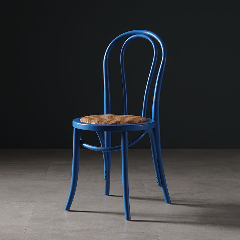 Traditional Wood Dining Armless Chair Open Back Single Dining Side Chair for Home Use Ocean Blue Clearhalo ' kitchen&dining_furn' 'Dining Chairs' 'Dining Tables & Seating' 'dining_chair' 'furn' 'furn_dining_chair' 'Furniture' 'furniture_dining_chair' 'Kitchen & Dining Furniture' 'kitchen' 4099010