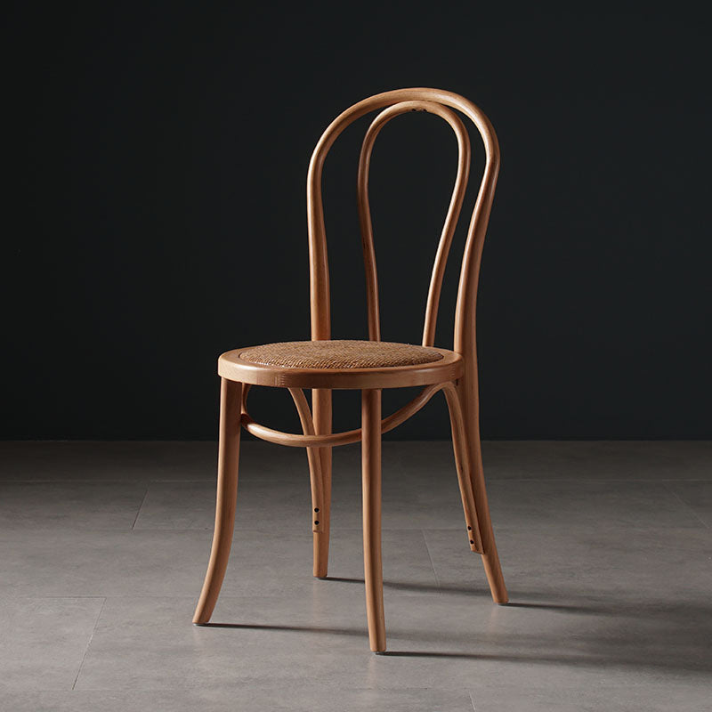 Traditional Wood Dining Armless Chair Open Back Single Dining Side Chair for Home Use Natural Clearhalo ' kitchen&dining_furn' 'Dining Chairs' 'Dining Tables & Seating' 'dining_chair' 'furn' 'furn_dining_chair' 'Furniture' 'furniture_dining_chair' 'Kitchen & Dining Furniture' 'kitchen' 4099017