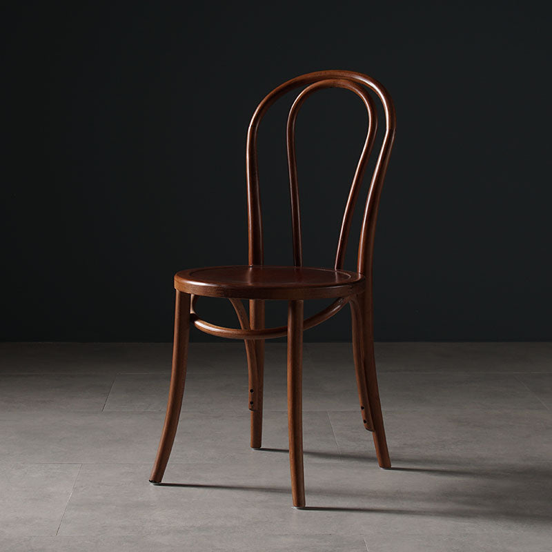 Traditional Wood Dining Armless Chair Open Back Single Dining Side Chair for Home Use Walnut Clearhalo ' kitchen&dining_furn' 'Dining Chairs' 'Dining Tables & Seating' 'dining_chair' 'furn' 'furn_dining_chair' 'Furniture' 'furniture_dining_chair' 'Kitchen & Dining Furniture' 'kitchen' 4099018