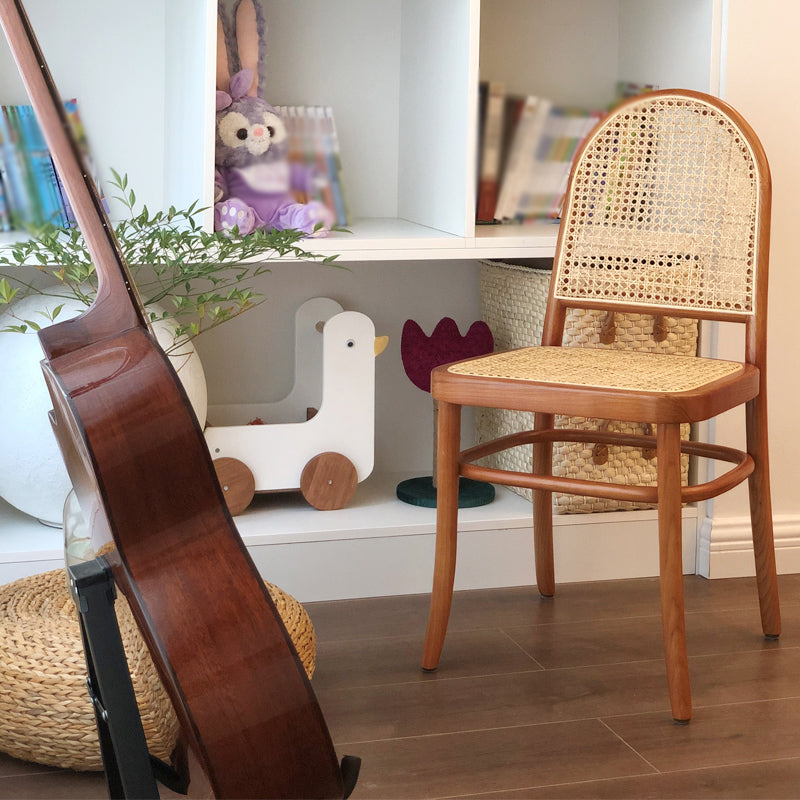 Traditional Wood Dining Armless Chair Open Back Dining Side Chair for Restaurant Use Clearhalo ' kitchen&dining_furn' 'Dining Chairs' 'Dining Tables & Seating' 'dining_chair' 'furn' 'furn_dining_chair' 'Furniture' 'furniture_dining_chair' 'Kitchen & Dining Furniture' 'kitchen' 4099023