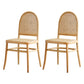 Traditional Wood Dining Armless Chair Open Back Dining Side Chair for Restaurant Use Natural 2 Piece Set Clearhalo ' kitchen&dining_furn' 'Dining Chairs' 'Dining Tables & Seating' 'dining_chair' 'furn' 'furn_dining_chair' 'Furniture' 'furniture_dining_chair' 'Kitchen & Dining Furniture' 'kitchen' 4099034