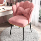 Scandinavian Style Upholstered Armless Dining Chair Solid Back Single Chair for Home Pink Black Clearhalo ' kitchen&dining_furn' 'Dining Chairs' 'Dining Tables & Seating' 'dining_chair' 'furn' 'furn_dining_chair' 'Furniture' 'furniture_dining_chair' 'Kitchen & Dining Furniture' 'kitchen' 4099064