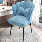 Scandinavian Style Upholstered Armless Dining Chair Solid Back Single Chair for Home Blue Black Clearhalo ' kitchen&dining_furn' 'Dining Chairs' 'Dining Tables & Seating' 'dining_chair' 'furn' 'furn_dining_chair' 'Furniture' 'furniture_dining_chair' 'Kitchen & Dining Furniture' 'kitchen' 4099068