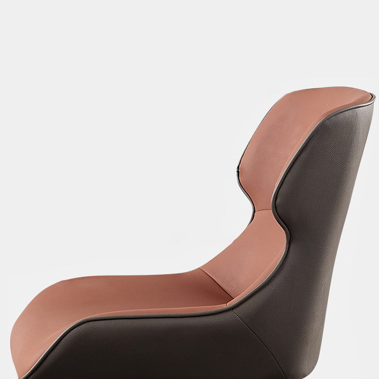 Indoor Industrial Arm Chair Metal Wingback Upholstered Dining Room Chair (Set of 2) Clearhalo ' kitchen&dining_furn' 'Dining Chairs' 'Dining Tables & Seating' 'dining_chair' 'furn' 'furn_dining_chair' 'Furniture' 'furniture_dining_chair' 'Kitchen & Dining Furniture' 'kitchen' 4099116