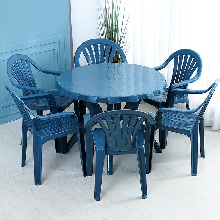 Modern Home Dining Arm Chairs Plastic Stackable Windsor Dining Armchairs Clearhalo ' kitchen&dining_furn' 'Dining Chairs' 'Dining Tables & Seating' 'dining_chair' 'furn' 'furn_dining_chair' 'Furniture' 'furniture_dining_chair' 'Kitchen & Dining Furniture' 'kitchen' 4099123