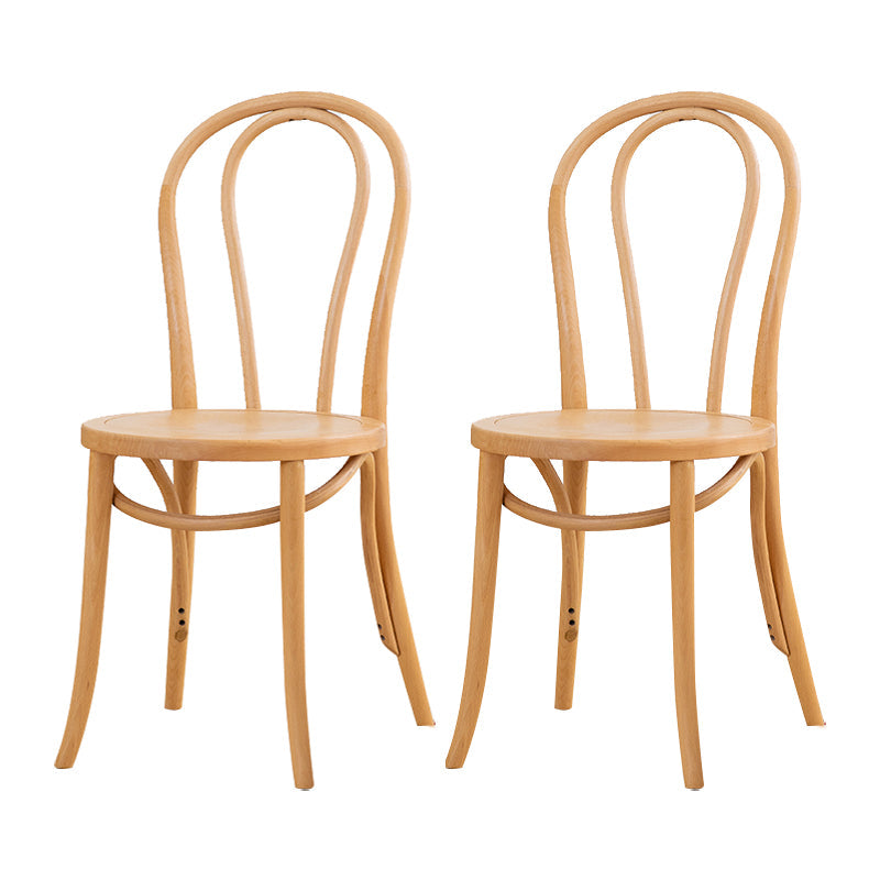 Traditional Beech Windsor Back Chair Natural Wood Dining Chair (Set of 2) Wood Clearhalo ' kitchen&dining_furn' 'Dining Chairs' 'Dining Tables & Seating' 'dining_chair' 'furn' 'furn_dining_chair' 'Furniture' 'furniture_dining_chair' 'Kitchen & Dining Furniture' 'kitchen' 4099168