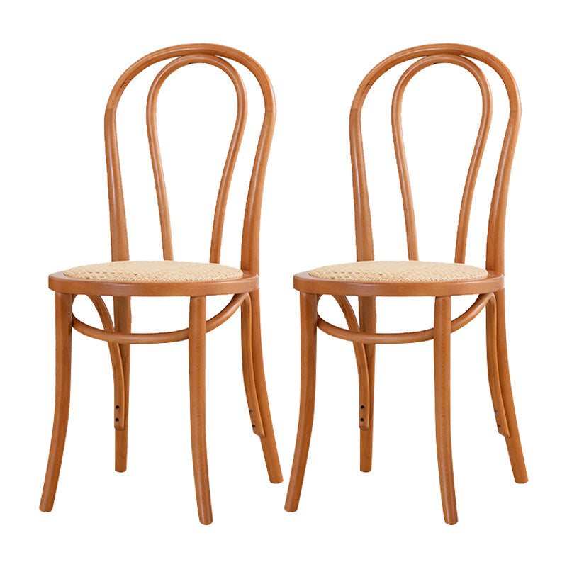 Traditional Beech Windsor Back Chair Natural Wood Dining Chair (Set of 2) Light Brown Clearhalo ' kitchen&dining_furn' 'Dining Chairs' 'Dining Tables & Seating' 'dining_chair' 'furn' 'furn_dining_chair' 'Furniture' 'furniture_dining_chair' 'Kitchen & Dining Furniture' 'kitchen' 4099170
