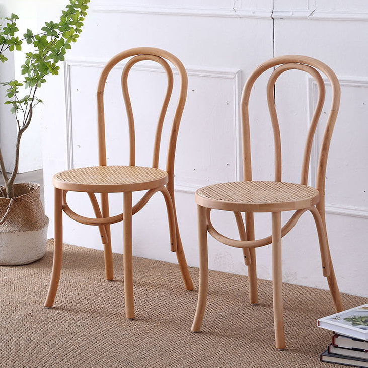 Traditional Beech Windsor Back Chair Natural Wood Dining Chair (Set of 2) Clearhalo ' kitchen&dining_furn' 'Dining Chairs' 'Dining Tables & Seating' 'dining_chair' 'furn' 'furn_dining_chair' 'Furniture' 'furniture_dining_chair' 'Kitchen & Dining Furniture' 'kitchen' 4099174