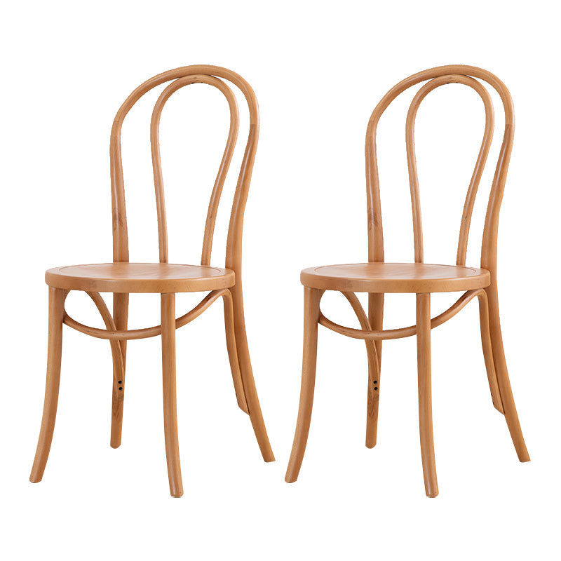 Traditional Beech Windsor Back Chair Natural Wood Dining Chair (Set of 2) Light Wood Clearhalo ' kitchen&dining_furn' 'Dining Chairs' 'Dining Tables & Seating' 'dining_chair' 'furn' 'furn_dining_chair' 'Furniture' 'furniture_dining_chair' 'Kitchen & Dining Furniture' 'kitchen' 4099175