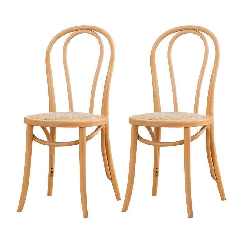 Traditional Beech Windsor Back Chair Natural Wood Dining Chair (Set of 2) Natural Clearhalo ' kitchen&dining_furn' 'Dining Chairs' 'Dining Tables & Seating' 'dining_chair' 'furn' 'furn_dining_chair' 'Furniture' 'furniture_dining_chair' 'Kitchen & Dining Furniture' 'kitchen' 4099179